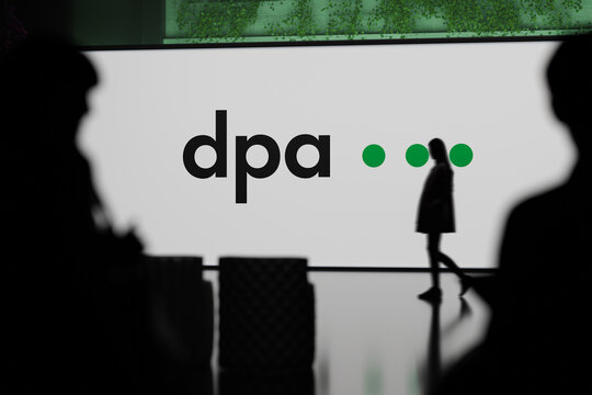 Guilherand-Granges, France - March 28, 2025. DPA (Deutsche Presse-Agentur): Germany's largest news agency, founded 1949. Provides global news in multiple languages.