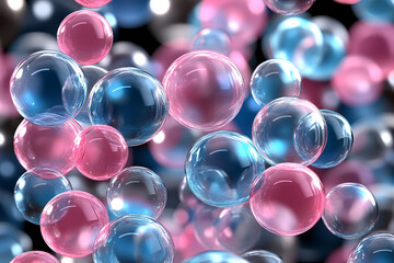 abstract background with bubbles