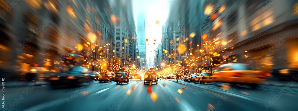 Poster undulating azure digital signals weaving through a shadowy and illuminated backdrop capturing the al