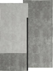 Fototapeta premium Top view of geometric textured carpet