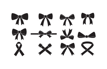 Decorative Black Bow Bundle Pack