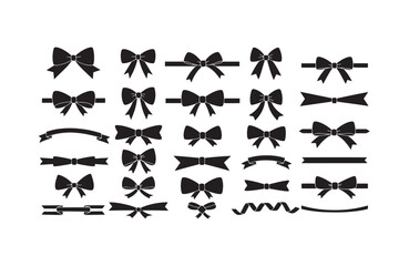 Fototapeta premium Elegant Bow Decoration Graphics