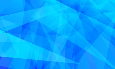 abstract blue fractal geometric triangle polygon shape background