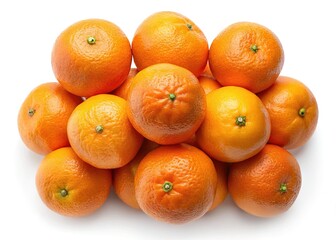 A Pile of Freshly Harvested Juicy Mandarin Oranges Ready to Eat
