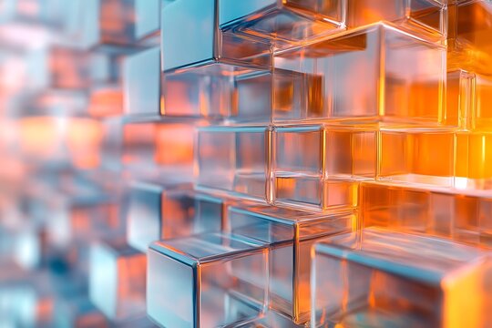 An abstract pattern gradually transforming into a clear image, symbolizing the emergence of a coherent plan from abstract ideas