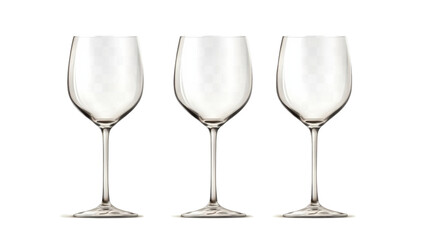 champagne glass isolated on white