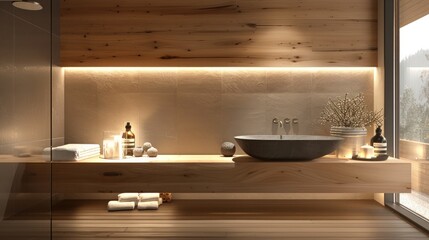 modern kitchen interior with kitchen