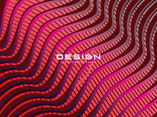 Premium dark background design with diagonal gradient colorful stripes pattern. Gradient Line Banner Background. Vector horizontal template for digital business, website, certificate, card, etc.	