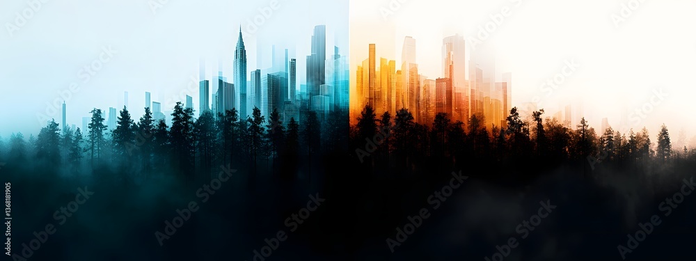 Poster mesmerizing sapphire digital waveforms generative data visualization depicting continuous technologi