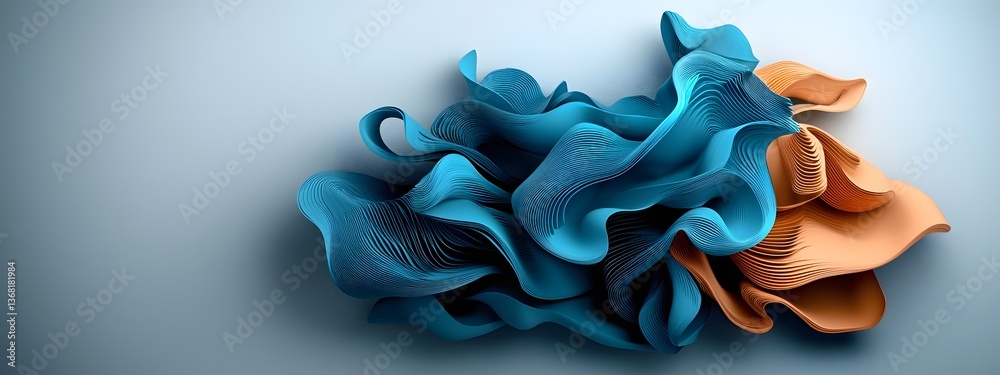 Poster mesmerizing sapphire waves of shifting digital energies and patterns undulating dynamic data visuali