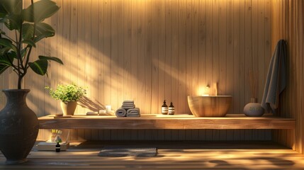 interior of a hotel room