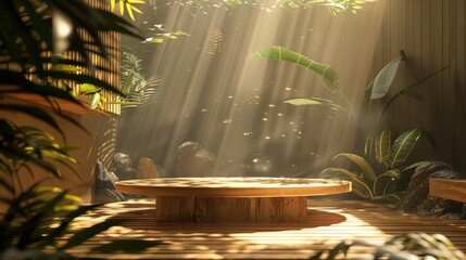 fountain in the garden