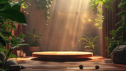 fountain in the garden of the temple