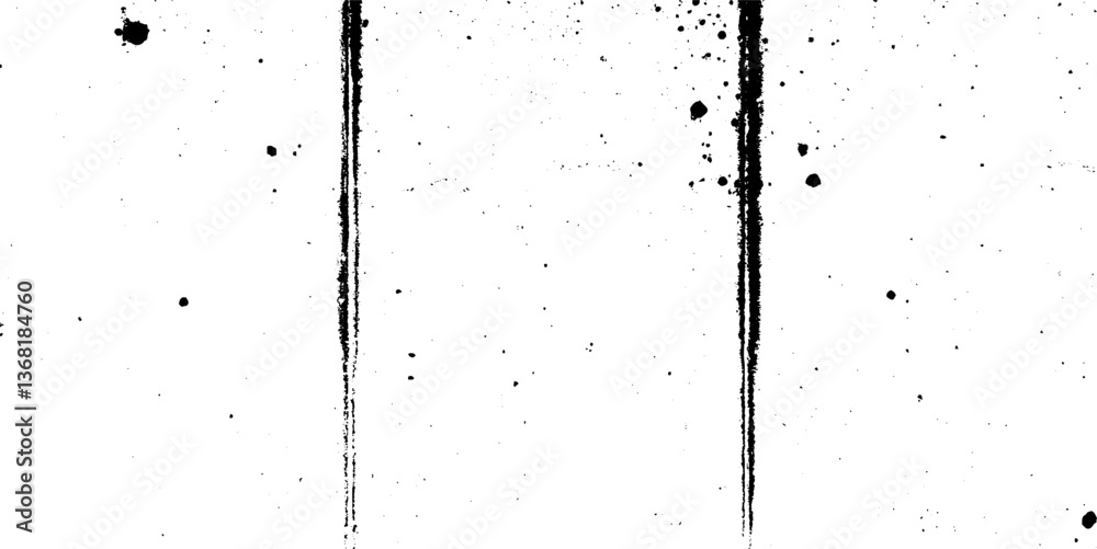 Aufkleber Grainy Grunge Minimal Pattern with Distressed Dust Effects and Vector Noise Texture.