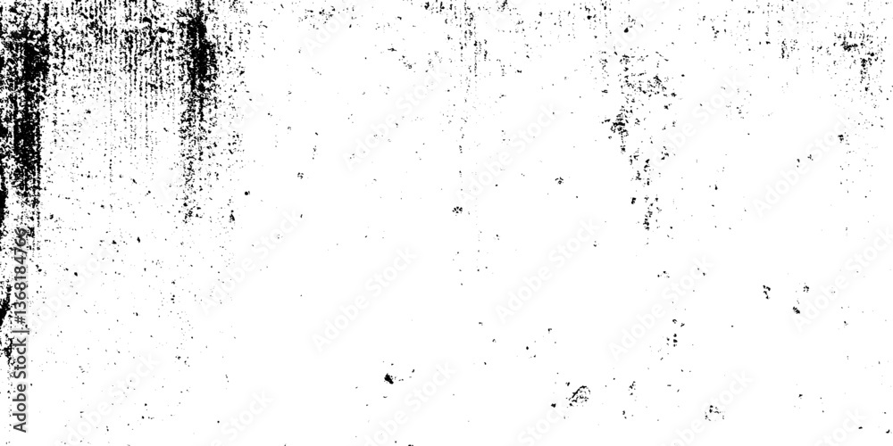 Poster scanned texture background with rough distressed white paper pattern.