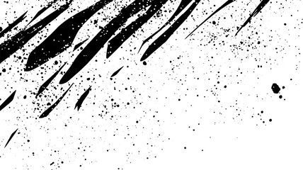 Grunge background with scratched paper texture. Aged black and white distressed overlay with cracks, dirt, and vintage elements for urban retro design and photography