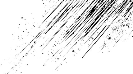 Distressed vector background with vintage paper texture. Aged black and white overlay with cracks, scratches, and rough grunge effect for photography and design