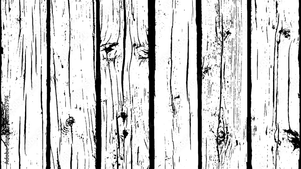 Aufkleber rustic wood texture with grunge effect. distressed wooden background with grainy patterns, cracks, a