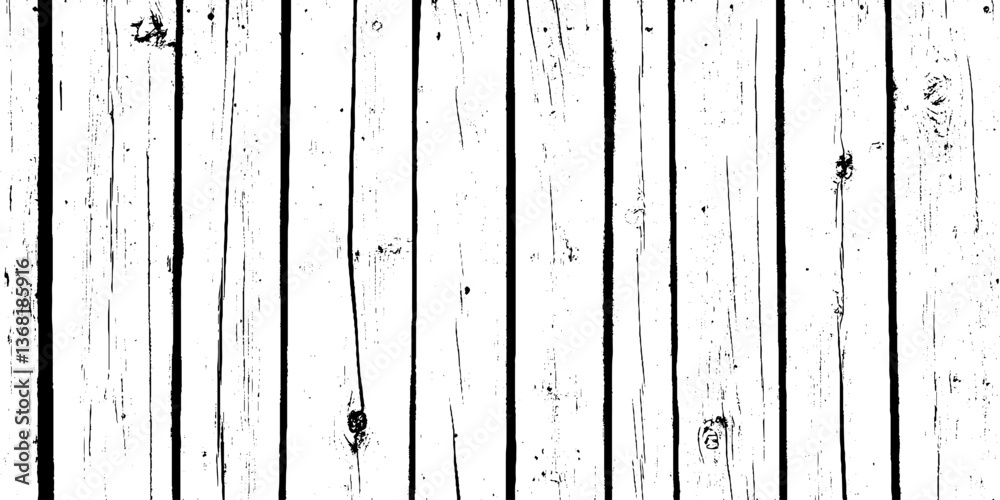 Aufkleber rustic wood texture with grunge effect. distressed wooden background with grainy patterns, cracks, a