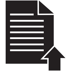 Documents upload, documents, upload icon
