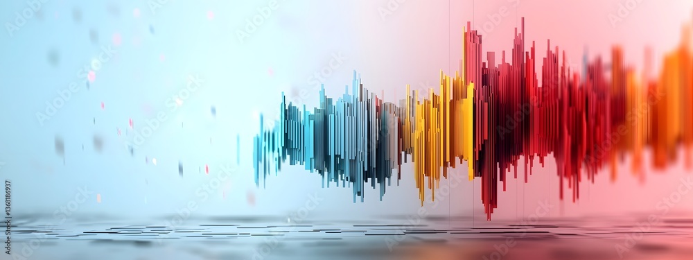 Poster shimmering azure digital streams and intricate circuitry designs creating a data visualization topog