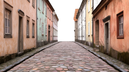 narrow street in the old town of tallinn