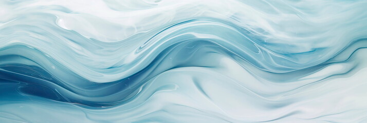 Fototapeta premium Marble ocean waves inside a marble texture, depicting fluidity and movement. Generative Ai