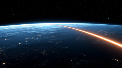 Obraz premium A futuristic representation of innovative Aquarius space star mapping with white, gold, and silver accents symbolizing modern technology, cosmic exploration, and forward-thinking innovation.