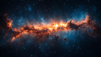 Fototapeta premium A futuristic representation of innovative Aquarius space star mapping with white, gold, and silver accents symbolizing modern technology, cosmic exploration, and forward-thinking innovation.