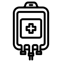 Fototapeta premium Blood Bag Icon