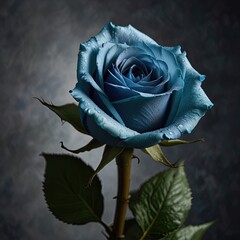 Elegant Bloom: The Enchanting Blue Rose