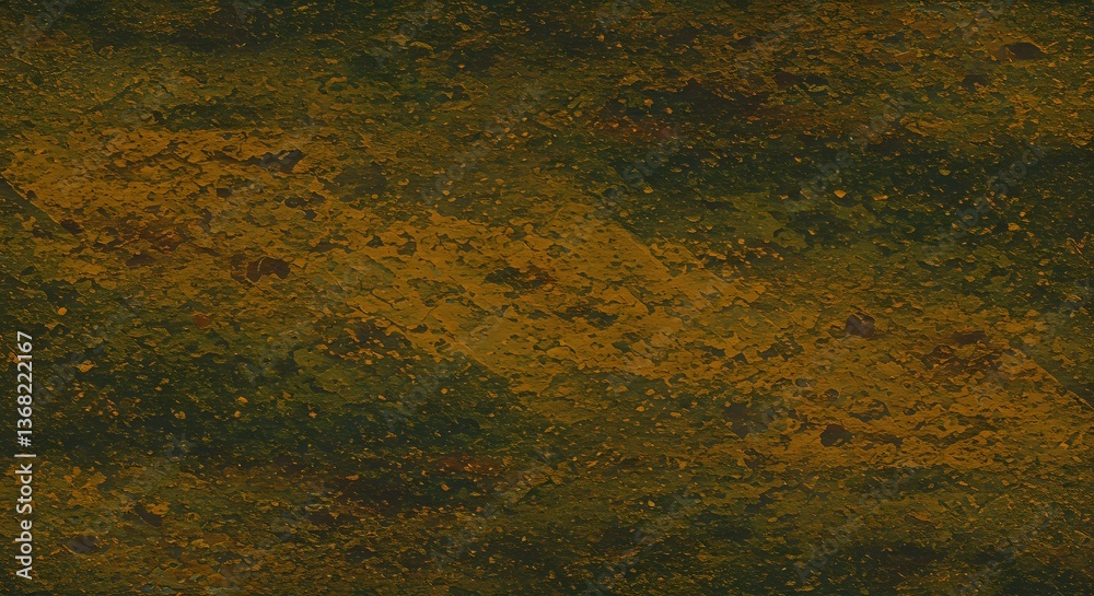 Aufkleber abstract grunge background with textured pattern in shades of green and yellow