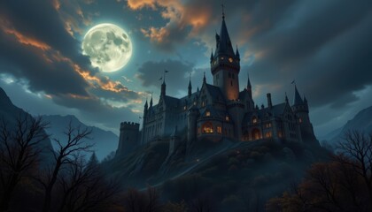 As night fell, the castle seemed to come alive with a mysterious energy, beckoning all who beheld it to explore its secrets.