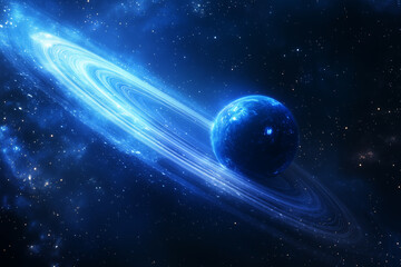 Swirling red and orange clouds of gas and dust are twisting around a black hole creating a colorful wormhole in the universe