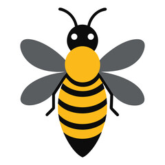 bee isolated vector art design 