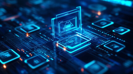 Digital files screen computer document system