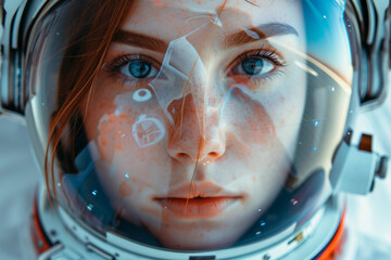 Fantasy alien world landscape, mystery world ai generative