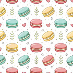 seamless pattern with macrons