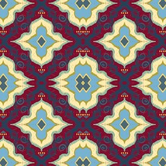 seamless pattern with geometric shapes