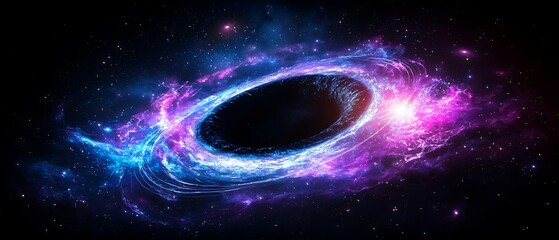 Cosmic Black Hole Nebula