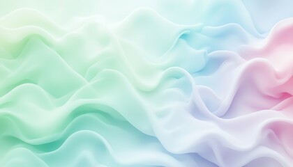 Obraz premium Soft pastel fabric texture with flowing patterns.