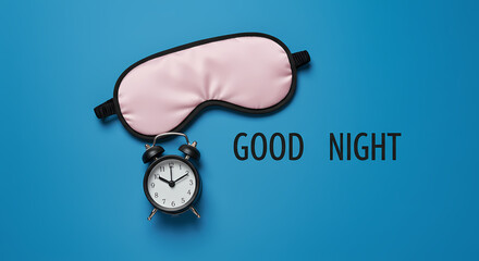 Sleep Mask, Alarm Clock, Good Night:  Relaxing Sleep Image