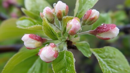 Artistic closeup of a detailed petal, revealing breathtaking floral textures and the beauty of natural greenery.