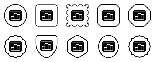 Editable dashboard chart vector icon. SEO, marketing, business. Part of a big icon set family. Perfect for web and app interfaces, presentations, infographics, etc