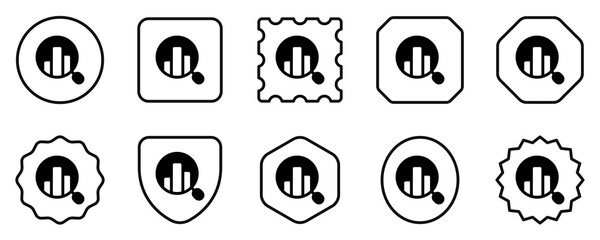 Editable data analysis vector icon. SEO, marketing, business. Part of a big icon set family. Perfect for web and app interfaces, presentations, infographics, etc