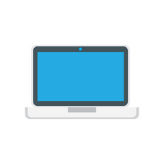 Vector Illustration of a Laptop Computer - Technology Device Icon