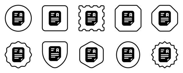 Editable examination, test vector icon. School, education, course. Part of a big icon set family. Perfect for web and app interfaces, presentations, infographics, etc