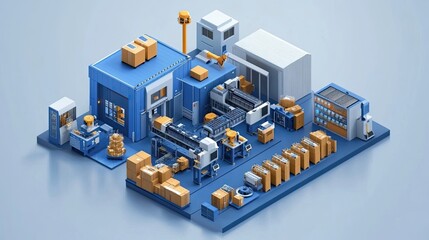 Industry 4.0 concepts in automation, robotics, and data integration, transforming manufacturing processes for greater efficiency and innovation.