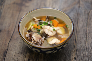 Kajika soup, Japanese local cuisine