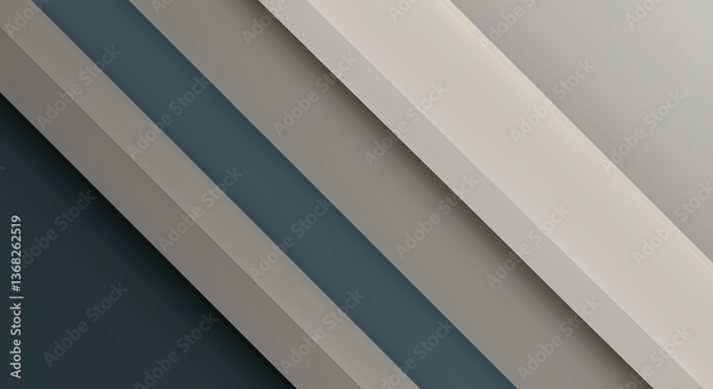 Poster Abstract striped background with diagonal lines and shadows for design